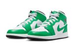 画像2: Air Jordan 1 Mid GS  White/Green DQ8423-301 Jordan ジョーダン シューズ   【海外取寄】【GS】キッズ (2)