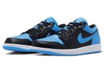 画像2: Air Jordan 1 Low  Black/University Blue 553558-041 Jordan ジョーダン UNC シューズ   【海外取寄】 (2)