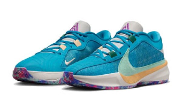 Zoom Freak 5 Greece x Nigeria Blue/Emerald/Phantom DX4985-400 Nike