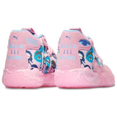 画像1: MB.03 Kid Super Pink/Blue 379328-01 Puma プーマ ラメロボール シューズ   【海外取寄】