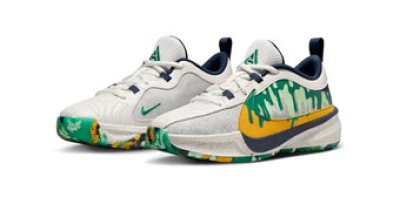 画像1: Zoom Freak 5 GS  Gray/Gold/Green FN4975-001 Nike ナイキ フリーク  シューズ   【海外取寄】【GS】キッズ