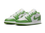 画像2: Air Jordan 1 Low SE GS Chlorophyll 　 White/Green HF4779-100 Jordan ジョーダン クロロフィル シューズ   【海外取寄】【GS】キッズ (2)