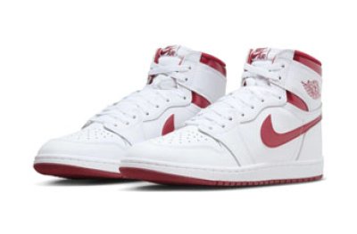 画像1: Air Jordan 1 High OG 85 White/Team Red BQ4422-161 Jordan ジョーダン Metallic Burgundy シューズ   【海外取寄】