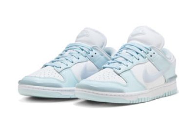 画像1: Wmns Dunk Low Twist White/Glacier Blue DZ2794-103 Nike ナイキ シューズ   【海外取寄】【WOMEN'S】