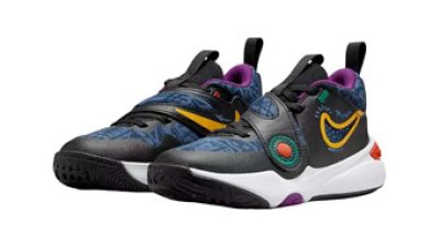 画像1: Team Hustle D11 PS Black/Navy/Gold FQ7659-001 Nike ナイキ シューズ   【海外取寄】【PS】