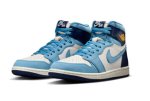 画像2: Wmns Air Jordan 1 Retro HI OG　First in Flight White/U.Blue/Navy FD2596-400 Jordan ジョーダン ファースト イン フライト シューズ   【海外取寄】【WOMEN'S】 (2)