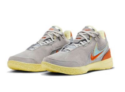 画像1: Zoom LeBron NXXT GEN AMPD Wolf Grey/Orange/Yellow FV1305-001 Nike ナイキ シューズ  レブロン ジェームス 【海外取寄】