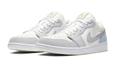 画像1: Air Jordan 1 Low Paris White/Sky Gray CV3043-100 Jordan ジョーダン シューズ   【海外取寄】