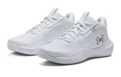 画像1: UA  Lockdown 7 GS SYN AP White 3028801-100 UnderArmour アンダーアーマー シューズ  【GS】キッズ