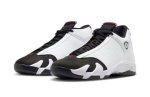 画像2: Air Jordan 14 Retro Black Toe White/Black/Red 487471-160 Jordan ジョーダン ブラックトゥ シューズ   【海外取寄】 (2)