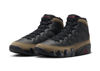 画像1: Air Jordan 9 Retro Black/Olive HV4794-030 Jordan ジョーダン レトロ シューズ   【海外取寄】