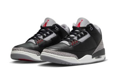 画像1: Air Jordan 3 Retro OG "Black Cement" Black/Fire Red/Cement Grey/Sail DN3707-010 Jordan ジョーダン シューズ   【海外取寄】