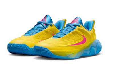 画像1: Giannis Immortality 4 GS  Yellow/Pink/Blue FZ6734-700 Nike ナイキ ヤニス　イモータリティ シューズ   【海外取寄】【GS】キッズ