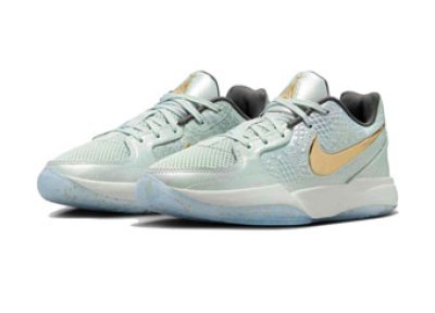 画像1: JA 2 GS Tree Top Christmas Silver/Gold/Gray IB7251-002 Nike ナイキ ジャ・モラント シューズ   【海外取寄】【GS】キッズ