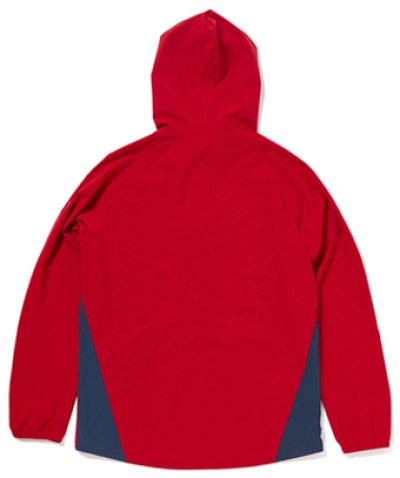 画像1: URBAN-TECH PULLOVER RED 116-003010 RD AKTR アクター パーカー アウトウエア ウエア 秋冬物 【MEN'S】