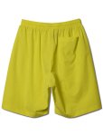 画像2: BASIC SHORTS YELLOW 221-068002 YL AKTR アクター Shorts ショーツ バスパン ウエア  【MEN'S】 (2)