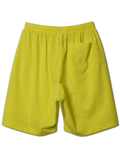 画像1: BASIC SHORTS YELLOW 221-068002 YL AKTR アクター Shorts ショーツ バスパン ウエア  【MEN'S】