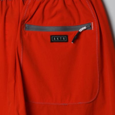 画像1: SPACE SUIT SHORTS Orange 221-005002 OR AKTR アクター Shorts ショーツ バスパン ウエア  【MEN'S】