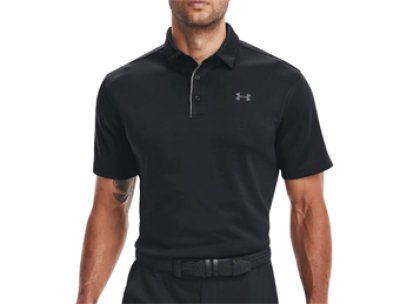 画像1: UA TECH POLO Black 1290140-001 UnderArmour アンダーアーマー Tシャツ ウエア  【MEN'S】