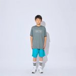 画像2: KIDS AKTR LOGO SPORTS TEE GRAY 222-056005 GY GS AKTR アクター Tシャツ ウエア  【BOY'S】 キッズ アパレル (2)