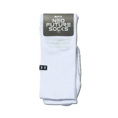 画像1: BASIC NEO FUTURE SOCKS WHITE 522-010021 WH CREWソックス AKTR アクター ソックス