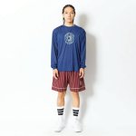 画像2: RETRO-CHIC EMBLEM L/S SPORTS TEE NAVY 123-037005 NV AKTR アクター ロング　Tシャツ ウエア 秋冬物 【MEN'S】 (2)