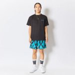 画像2: NETTING SHORT WIDE PANTS BLUE 123-003002 BL AKTR アクター Shorts ショーツ バスパン ウエア  【MEN'S】 (2)