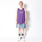 画像2: AKTR LOGO TANK PURPLE 223-031001 PL AKTR アクター ノースリーブ タンクトップ ウエア  【MEN'S】【SALE商品】 (2)