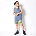 画像2: AKTR LOGO TANK BLUE 223-031001 BL AKTR アクター ノースリーブ タンクトップ ウエア  【MEN'S】【SALE商品】 (2)