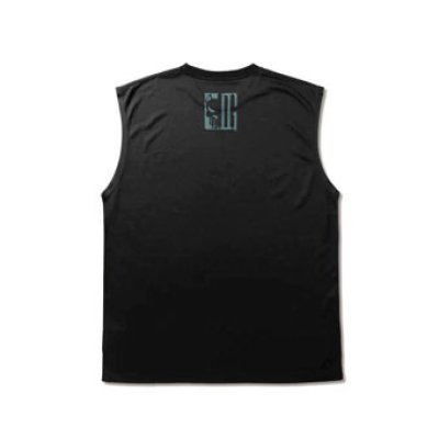 画像1: UNCAGED SLEEVELESS SPORTS TEE BLACK 223-060005 BK AKTR アクター Tシャツ ウエア  【MEN'S】