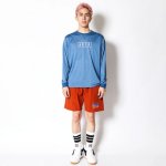 画像2: AKTR LOGO L/S SPORTS TEE BLUE 223-004005 BL AKTR アクター ロング　Tシャツ ウエア 秋冬物 【MEN'S】【SALE商品】 (2)