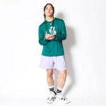 画像2: STENCIL NICK L/S SPORTS TEE GREEN 223-017005 GR AKTR アクター ロング　Tシャツ ウエア 秋冬物 【MEN'S】【SALE商品】 (2)