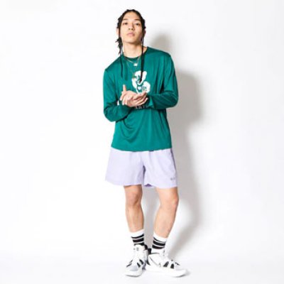 画像1: STENCIL NICK L/S SPORTS TEE GREEN 223-017005 GR AKTR アクター ロング　Tシャツ ウエア 秋冬物 【MEN'S】【SALE商品】