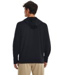 画像2: UA  Armour Fleece Big Logo Hoodie Black 1379743-001 UnderArmour アンダーアーマー パーカー アウトウエア ウエア 秋冬物 【MEN'S】 (2)