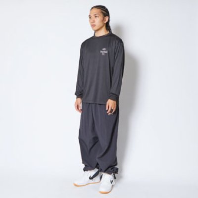 画像1: WARM UP BALOON PANTS Blk 223-105020 BK AKTR アクター Pants パンツ ウエア 秋冬物 【MEN'S】【SALE商品】