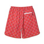 画像2: GLOW PIPING SHORTS RED 123-051002 RD AKTR アクター Shorts ショーツ バスパン ウエア  【WOMEN'S】アパレル (2)