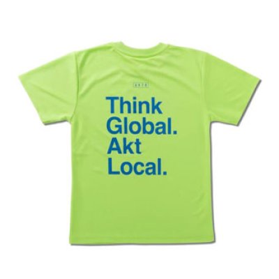 画像1: KIDS AKT LOCAL SPORTS TEE LIME GREEN 124-038005 LMGR GS AKTR アクター Tシャツ ウエア  【BOY'S】 キッズ アパレル【SALE商品】