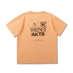 画像2: WMNS FEEL FREE S/S COTTON TEE ORANGE 124-041005 OR AKTR アクター Tシャツ ウエア  【WOMEN'S】アパレル (2)