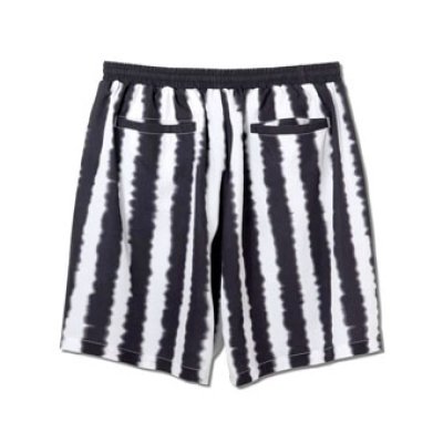 画像1: REFEREE STRIPE 5.5-INCH SHORT WIDE PANTS WHITExBLACK 224-036002 WHxBK AKTR アクター Shorts ショーツ バスパン ウエア  【MEN'S】