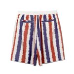 画像2: REFEREE STRIPE 5.5-INCH SHORT WIDE PANTS NAVYxRED 224-036002 NVxRD AKTR アクター Shorts ショーツ バスパン ウエア  【MEN'S】 (2)