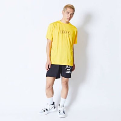 画像1: AKTR LOGO SPORTS TEE YELLOW 224-039005 YL AKTR アクター Tシャツ ウエア  【MEN'S】