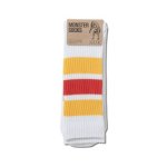 画像2: MONSTER SOCKS YELLOWxRED 224-043021 YLxRD CREWソックス AKTR アクター ソックス (2)