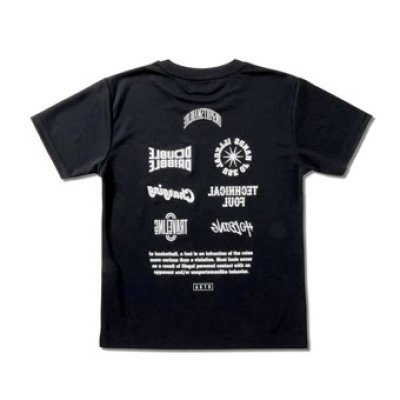 画像1: KIDS ANTIFOUL SPORTS TEE BLACK 224-046005 BK GS AKTR アクター Tシャツ ウエア  【BOY'S】 キッズ アパレル