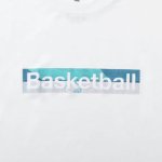 画像2: TW BASKETBALL BOX SPORTS TEE WHITE 824-011005 WH AKTR アクター Tシャツ ウエア  【MEN'S】 (2)