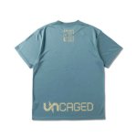 画像2: UNCAGED SPORTS TEE BLUE 223-058005 BL AKTR アクター Tシャツ ウエア  【MEN'S】 (2)