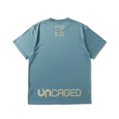 画像1: UNCAGED SPORTS TEE BLUE 223-058005 BL AKTR アクター Tシャツ ウエア  【MEN'S】