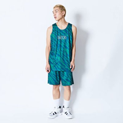 画像1: BEAST CAMO TANK GREEN 224-012001 GR AKTR アクター ノースリーブ タンクトップ ウエア  【MEN'S】