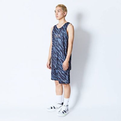 画像1: BEAST CAMO REVERSIBLE TANK BLACKxWHITE 224-013001 BKxWH AKTR アクター ノースリーブ タンクトップ ウエア  【MEN'S】