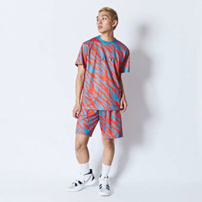 画像1: BEAST CAMO AKTR LOGO SPORTS TEE RED 224-015005 RD AKTR アクター Tシャツ ウエア  【MEN'S】