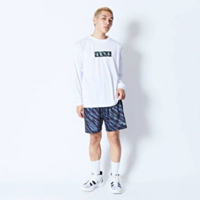 画像1: BEAST CAMO BOX LOGO L/S SPORTS TEE WHITE 224-017005 WH AKTR アクター ロング　Tシャツ ウエア 秋冬物 【MEN'S】